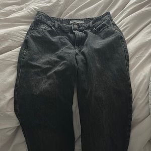 Garage mineral wash size 7 wide leg jeans